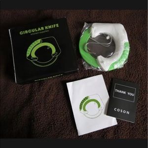 New! Coson Circular Rolling Knife Round Knife Kitchen Cutter